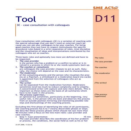 D11 Case consultation