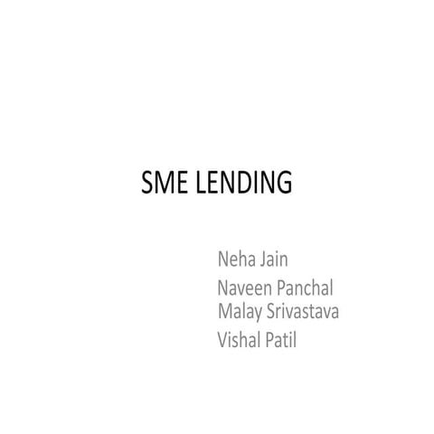 SME Lending