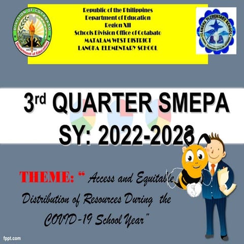 SMEPA langka evaluation 3RD QUARTER.ppt