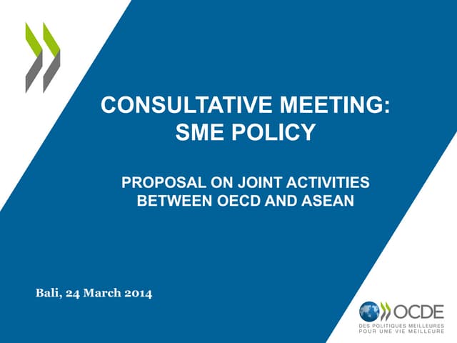 Proposal on Joint Activities between OECD and ASEAN
