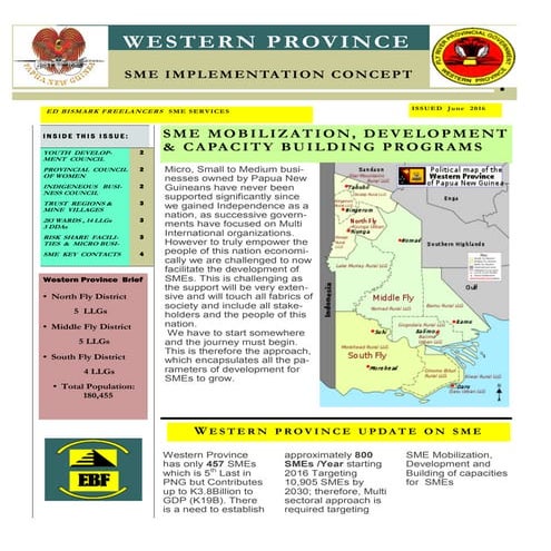 Sme program concept .western province png