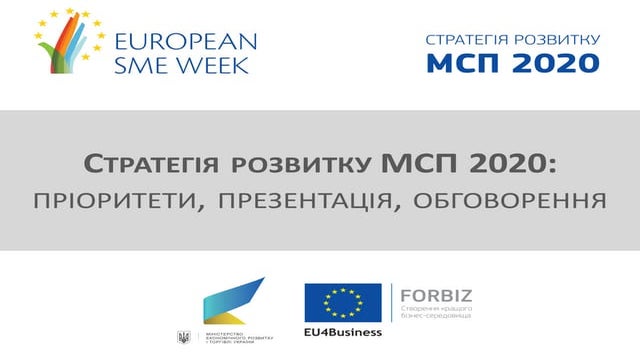 SME strategy development 17/11/2016