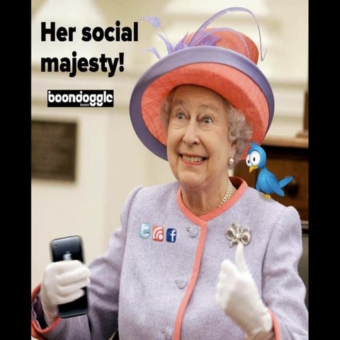 Her Social Majesty! When content is King and conversation is Queen, they make...