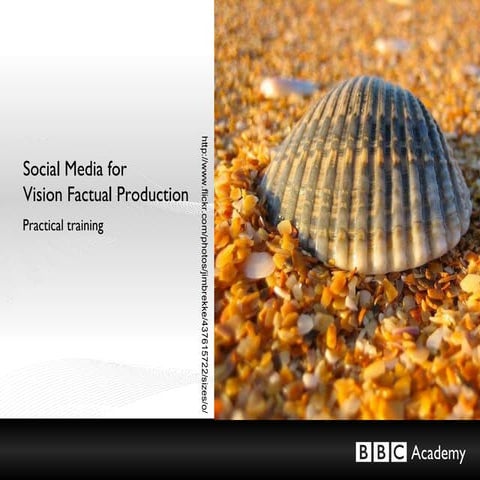 Introduction to social media training for BBC Vision