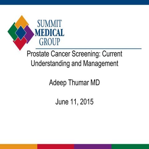 Prostate Cancer And Screening