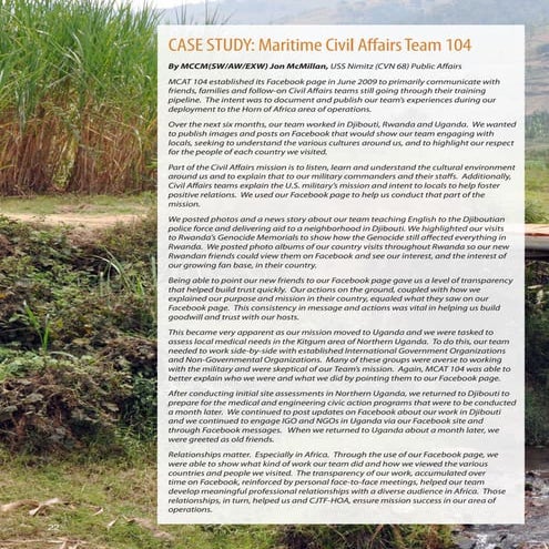 Building Relationships in Africa with Social Media