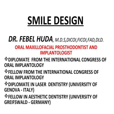 Smile design semenar