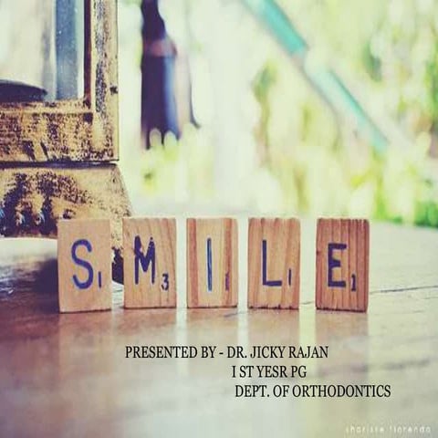Smile in orthodontics