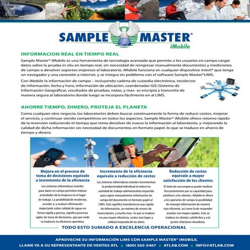 Sample Master LIMS Brochure | PDF