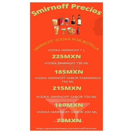Smirnoff Precios