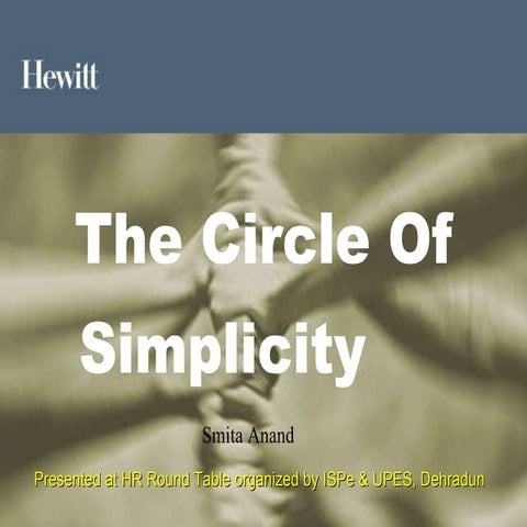 The Circle Of Simplicity       
