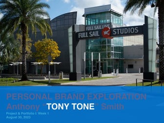Personl Brand Exploration-Keynote- Tony Arc