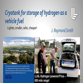 Cryotank for Storage of Hydrogen as...