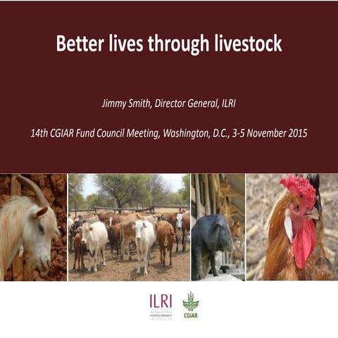 Better lives through livestock
