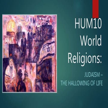 HUM10 Smith on Judaism