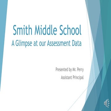 Smith Middle School presentation by Dustin Perry