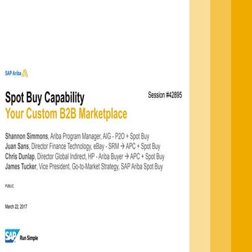 Spot Buy – Your Custom B2B Marketplace