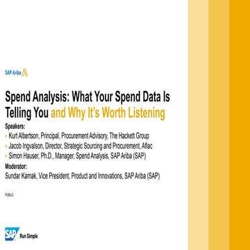 What Your Spend Data Is Telling You and Why It’s Worth Listening