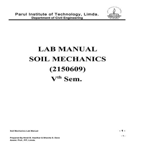 Sm lab manual
