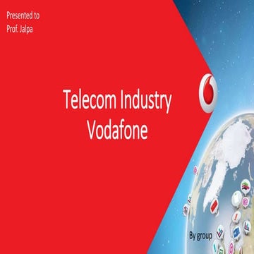 Service marketing Of Vodafone