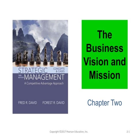 Module 2 Developing Vision, mission and values | PDF