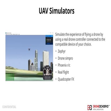 Comprehensive Guide to Drone Flight Simulation and Controls | PPTX