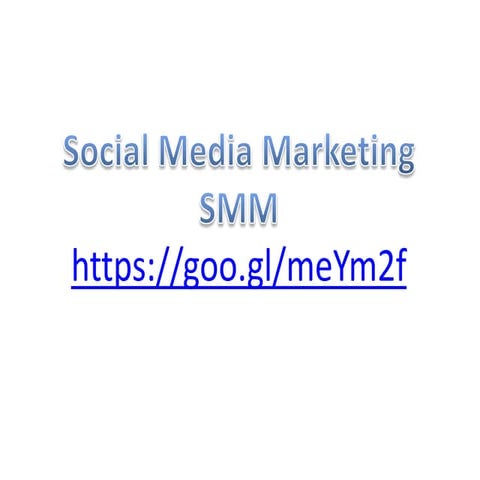 Social Media Marketing for DIU