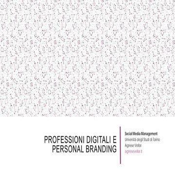 Professioni digitali e personal branding