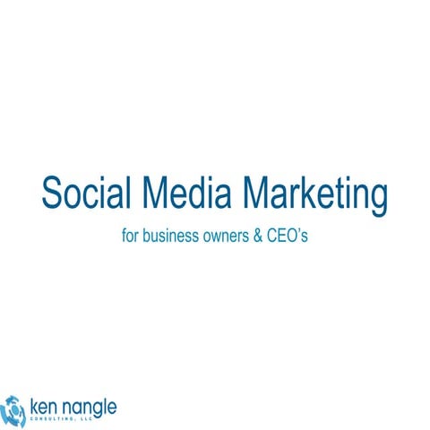 Social Media Marketing for Business Owners & CEOs