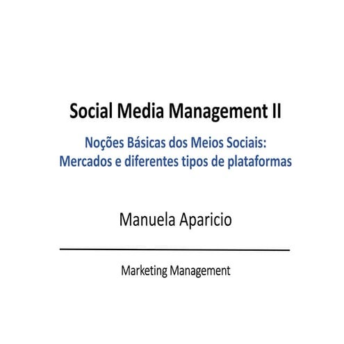 Smm2: Social Media Management_Gestao dos Social Media 2