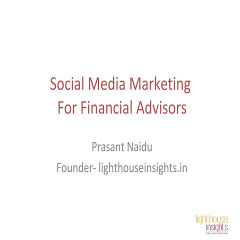 Social Media Marketing-Financial Advisors