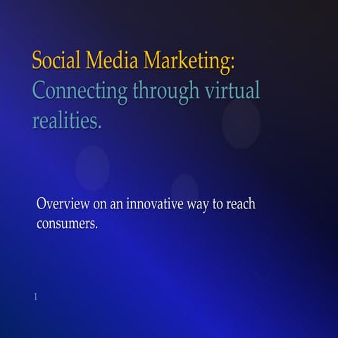 Smm connecting through virtual realities