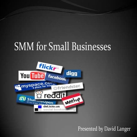 SMM - Small Businesses and SMM | PPT
