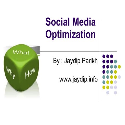 Social Media Optimization in Simple Words