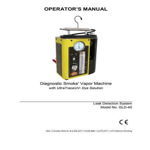 Smoke wizard-gld-40-manual
