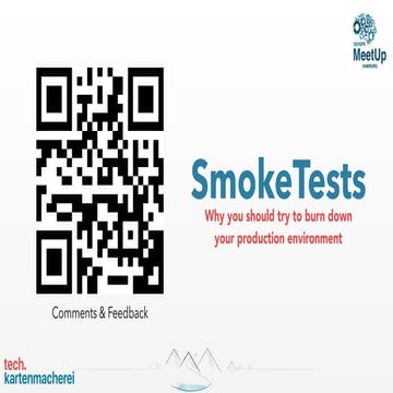 Smoke Tests @ DevOps-Hamburg 06.02.2017