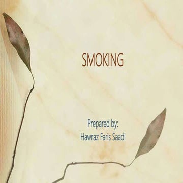 Smoking