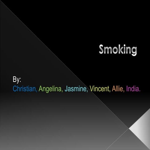 IB Exhibition Topic: Smoking- Rm 14