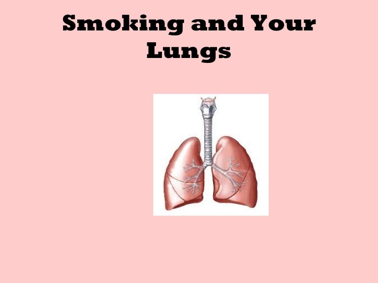 Smoking and your lungs