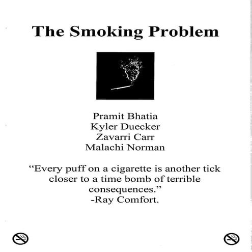 Winton Woods MS- Smoking Problem