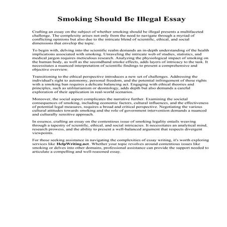 Smoking Should Be Illegal Essay.pdf