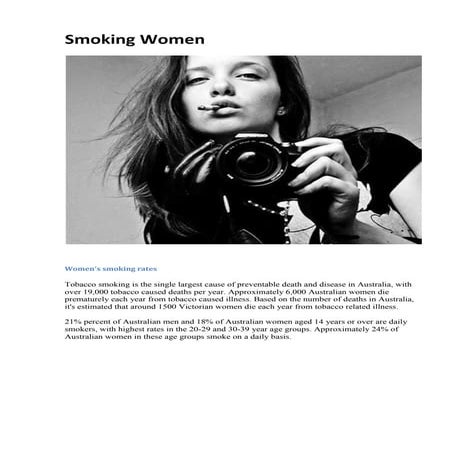 Smoking women