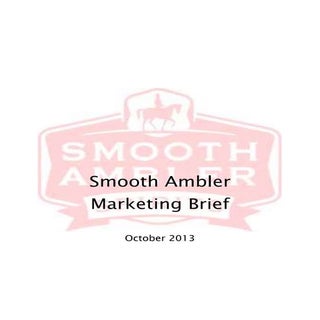 Smooth Ambler Marketing Brief 