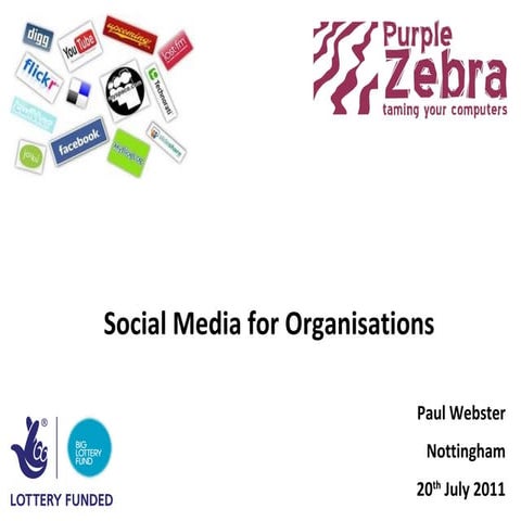 Social Media for Organisations