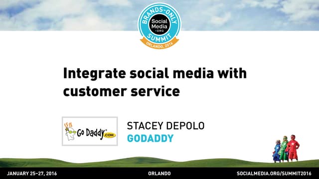Integrate social media with custome...