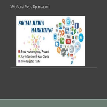 Smo(social media optimization) ppt