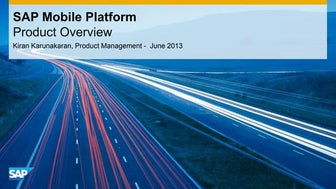 W8/WP8 App Dev for SAP, Part 4: SAP Mobile Platform Roadmap