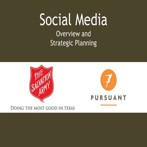 Communication Planning Session - Salvation Army TX