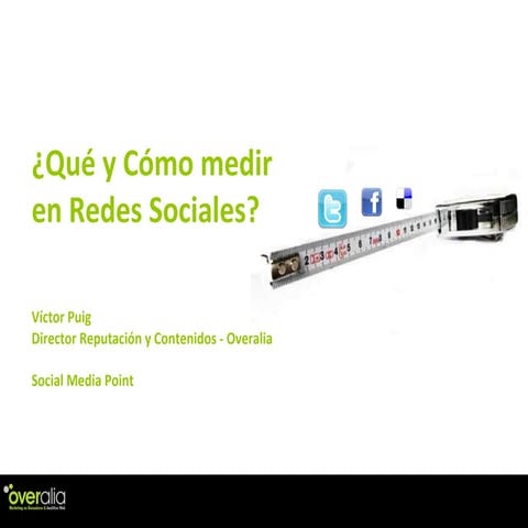 qué y cómo medir en redes sociales