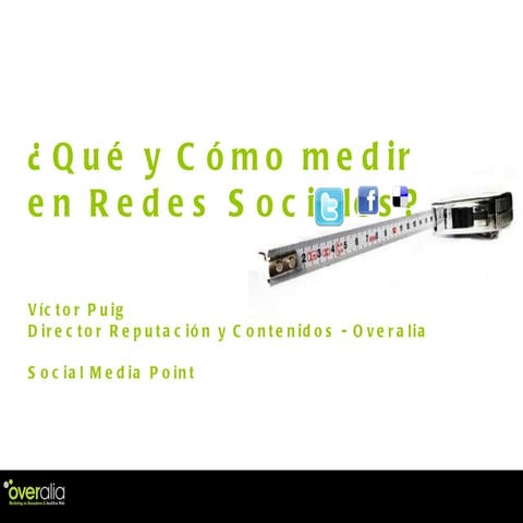 Smp medir redesociales